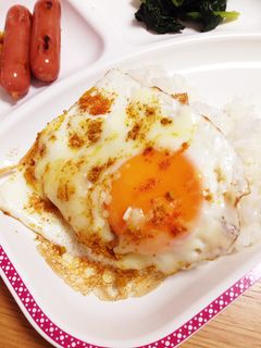 チーズカレー目玉焼き-レシピのメイン写真