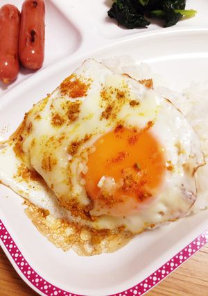 チーズカレー目玉焼き-レシピのメイン写真