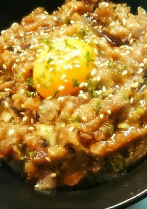 節約!カツオユッケ風丼♪-レシピのメイン写真