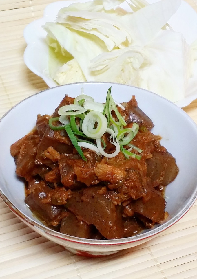ツナ缶で♪簡単こってりウマウマ蒟蒻どて煮-レシピのメイン写真