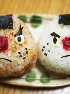 キャラ弁☆妖怪ウォッチ☆焼きおにぎり侍!-レシピのメイン写真