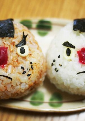 キャラ弁☆妖怪ウォッチ☆焼きおにぎり侍！-レシピのメイン写真