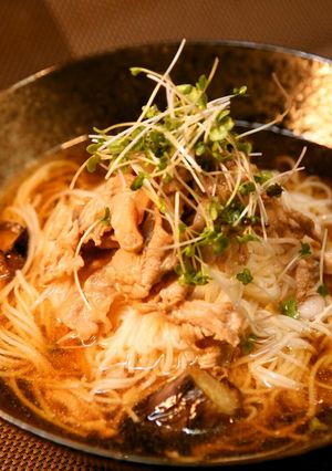 豚バラとナスのぶっかけ素麺-レシピのメイン写真