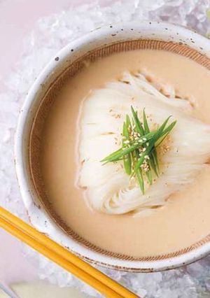【乳和食】牛乳ごまそうめん-レシピのメイン写真