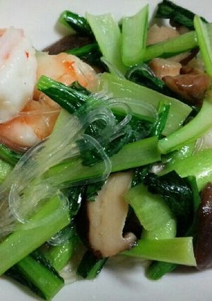 ココナッツオイルで海老と春雨のタイ風炒め-レシピのメイン写真