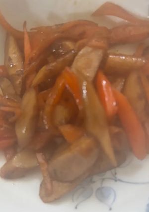 簡単美味しいきんぴらごぼう😋-レシピのメイン写真