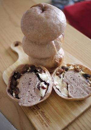 赤ワインとクリームチーズのベーグル★-レシピのメイン写真
