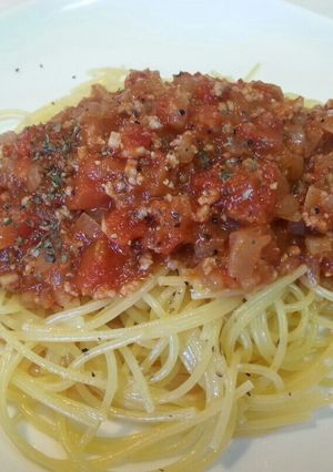 手作りミートソーススパゲッティ♪-レシピのメイン写真