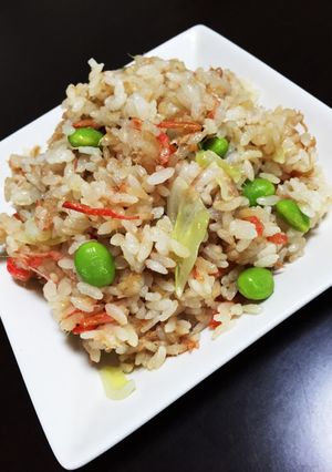簡単旨い！ツナとキャベツのパラパラ炒飯-レシピのメイン写真