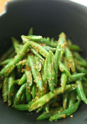 インゲン豆の味噌炒め-レシピのメイン写真