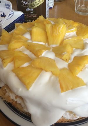 ココナツオイルのピナコラーダケーキ-レシピのメイン写真