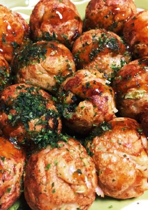 小麦粉で簡単外カリッ☆たこ焼きパーティー-レシピのメイン写真