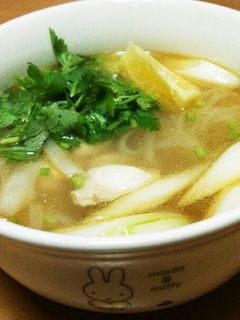 一人ランチ☆ささみと長ねぎのフォー-レシピのメイン写真