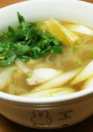 一人ランチ☆ささみと長ねぎのフォー-レシピのメイン写真