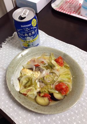 野菜たっぷりアクアパッツァ-レシピのメイン写真