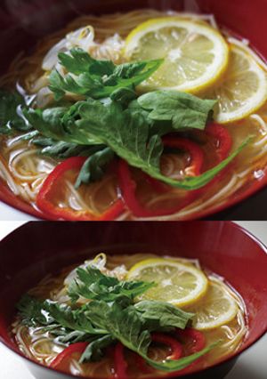 夏に◎！レモンと香菜でエスニックラーメン-レシピのメイン写真