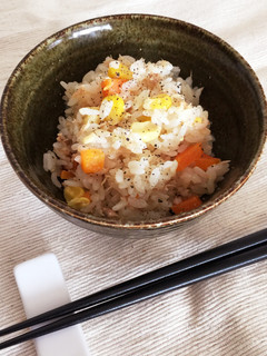 簡単☆ツナコーンマヨ炊き込みご飯-レシピのメイン写真