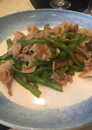 ◎簡単インゲンと豚肉の中華炒め-レシピのメイン写真