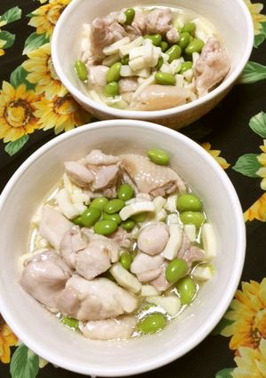 お手軽✿ヘルシー❀鶏肉と枝豆簡単煮✿-レシピのメイン写真