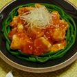 揚げずに鶏胸つるん♪チリソースがらめ