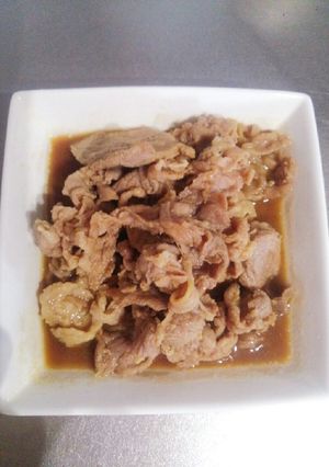 超簡単☆豚肉のしょうゆ煮-レシピのメイン写真