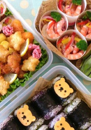 2015 運動会のお弁当・紙コップ-レシピのメイン写真