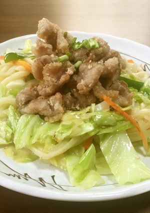 ダイエット☆夏の塩焼きうどん-レシピのメイン写真