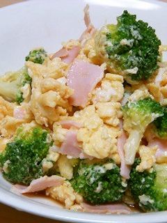 ブロッコリーの卵とじポン酢味-レシピのメイン写真