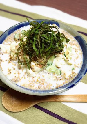 【乳和食】ミルク(牛乳)冷や汁-レシピのメイン写真