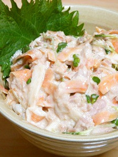 ポン酢で長芋サラダ丼-レシピのメイン写真