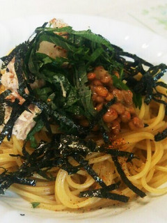 ツナと大根おろしのスタミナ納豆パスタ-レシピのメイン写真