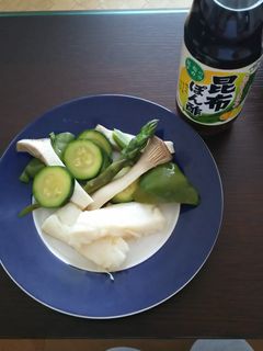 白身魚とえりんぎ野菜の昆布蒸し-レシピのメイン写真