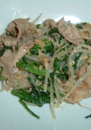 春菊と豚肉のナムル-レシピのメイン写真