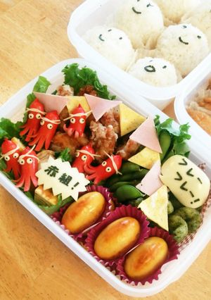 運動会「赤組応援！弁当」-レシピのメイン写真