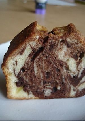 ふんわり美味しいマーブルパウンドケーキ-レシピのメイン写真