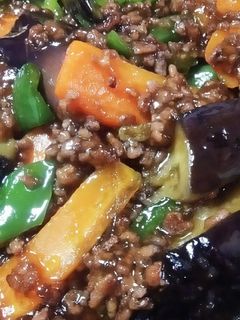 たっぷりひき肉とナスの甘辛炒め-レシピのメイン写真