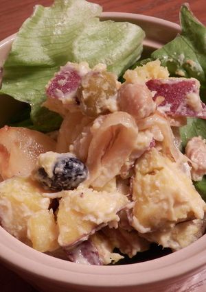 さつまいもと３種豆のカルピス風デリサラダ-レシピのメイン写真