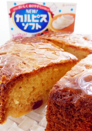カルピスソフトのフルーツケーキ-レシピのメイン写真