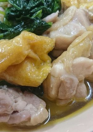 ♢鶏もも肉とお揚げさんの和風アヒージョ♢-レシピのメイン写真