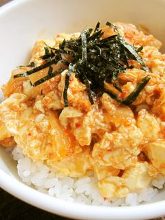 辛くてもマイルド☆ポン酢でキムチ豆腐丼-レシピのメイン写真