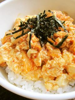 辛くてもマイルド☆ポン酢でキムチ豆腐丼-レシピのメイン写真