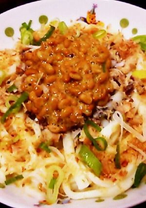 ●簡単♪ウチの鯖納豆うどん♪●-レシピのメイン写真