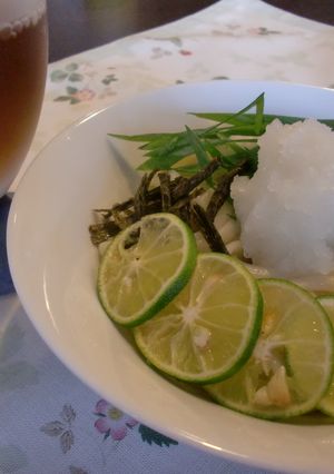 ☆我が家のすだちうどん☆-レシピのメイン写真