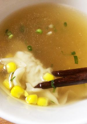 鶏肉の茹で汁で☆中華スープ-レシピのメイン写真