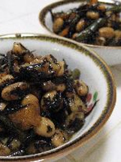 スピード1品。ひじきと大豆の炒り煮-レシピのメイン写真