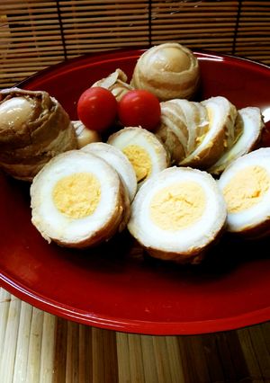 【ママレシピ】簡単で美味しい♡肉巻き卵♡-レシピのメイン写真