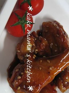 手羽元♥♡甘辛焼き-レシピのメイン写真