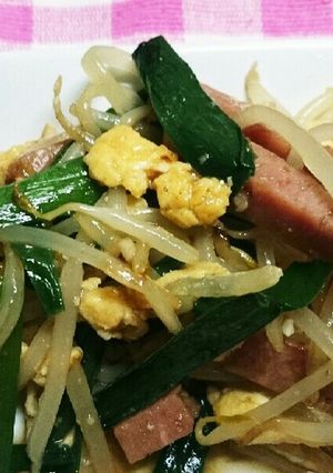 玉子とニラもやしのオイスター炒め-レシピのメイン写真