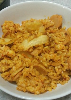 超簡単！！パラパラキムチチャーハン-レシピのメイン写真