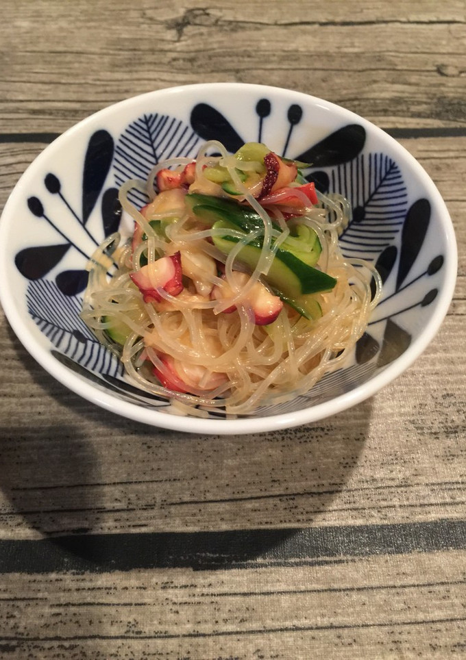中華風タコの酢の物-レシピのメイン写真